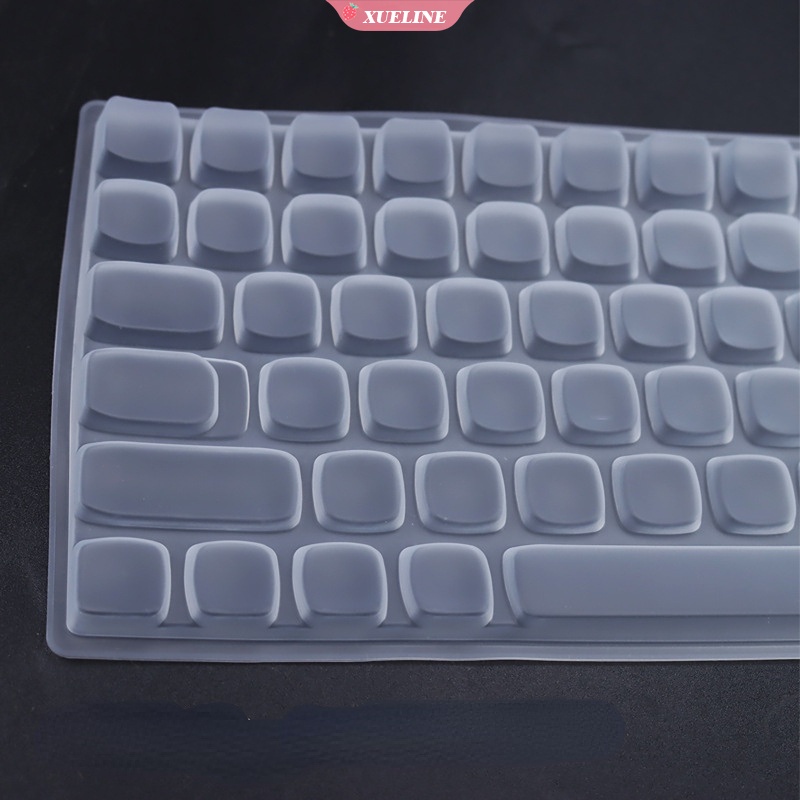 Cover Pelindung keyboard Mekanikal Bahan Silikon Transparan Ukuran 17 inch lofree M12 lofree 101