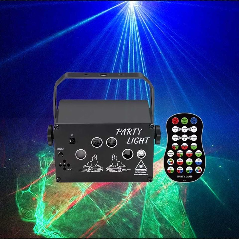 Proyektor Laser LED Lampu Disco DJ Party Lights - LY008