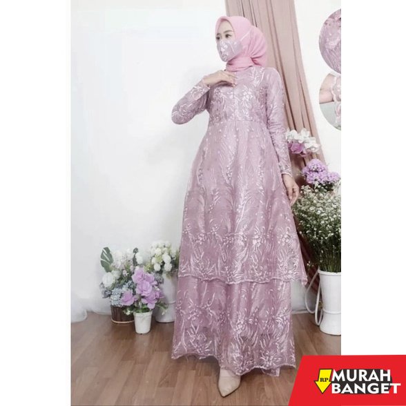 model gamis kombinasi polos terbaru 2022 GAMIS  PUTRI DAG DIG DUG TERBARU/ GAMIS TERMURAH/SIZE M/L/X