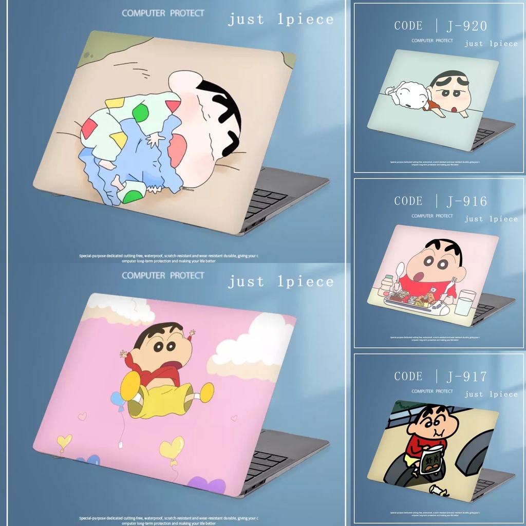 1pc Universal Bebas Potong COD Custom Stiker Kulit Laptop Untuk lenovo YOGA 14s YOGA C740 S740 14 &quot;15.6&quot; Notebook Komputer Decal Game Crayon Shin Chan Designs Covers