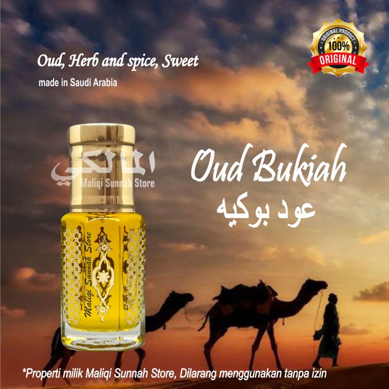 Parfum Arab Oud Bukiyah 6ml Original Saudi