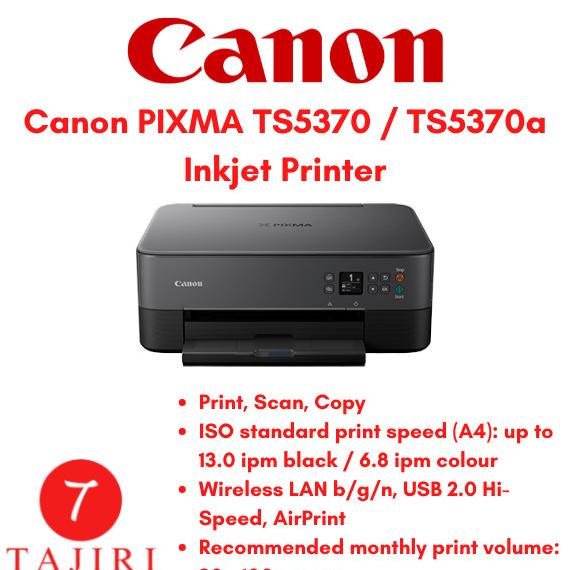 Canon Pixma Ts5370 / Ts5370A Inkjet Printer