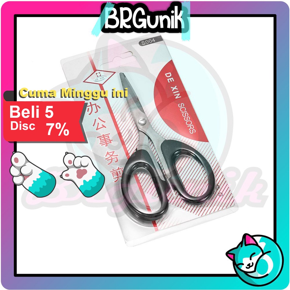 BRGUNIK Gunting Sedang Ukuran 16Cm Stainless Stell R824
