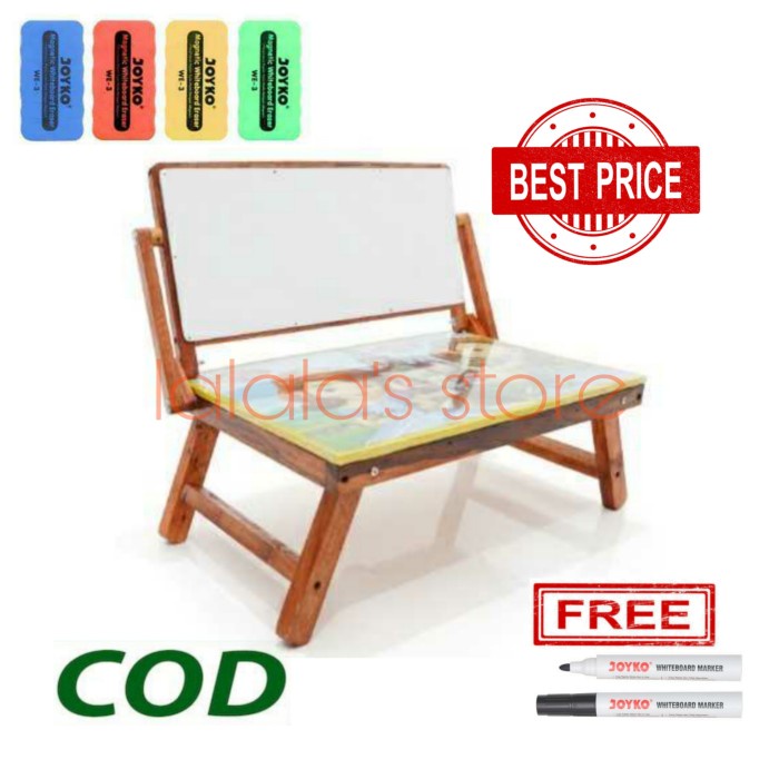 

Stas Meja Belajar / Meja Lipat / Whiteboard / Meja Belajar Anak
