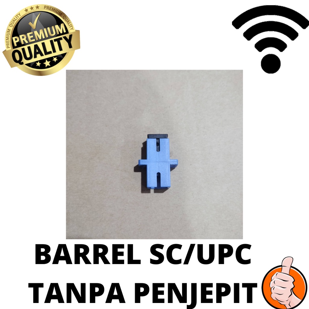 BARREL/ADAPTER SC/UPC TANPA PENJEPIT