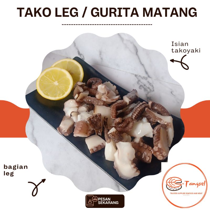 

Tako leg boiled 500 gram & Tako leg 1kg