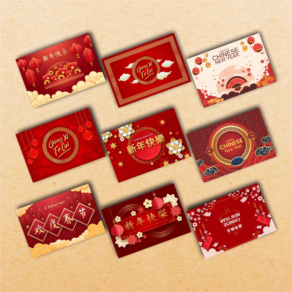 

CUSTOM - Kartu Imlek / Pos Tahun Baru Cina | Chinese New Year Cards v.3