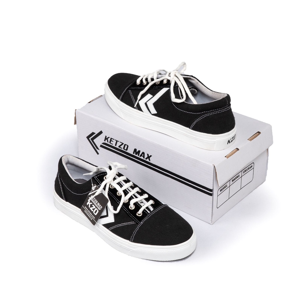 sepatu sneakers impor casual bahan kanvas Adinova (Harvey01)