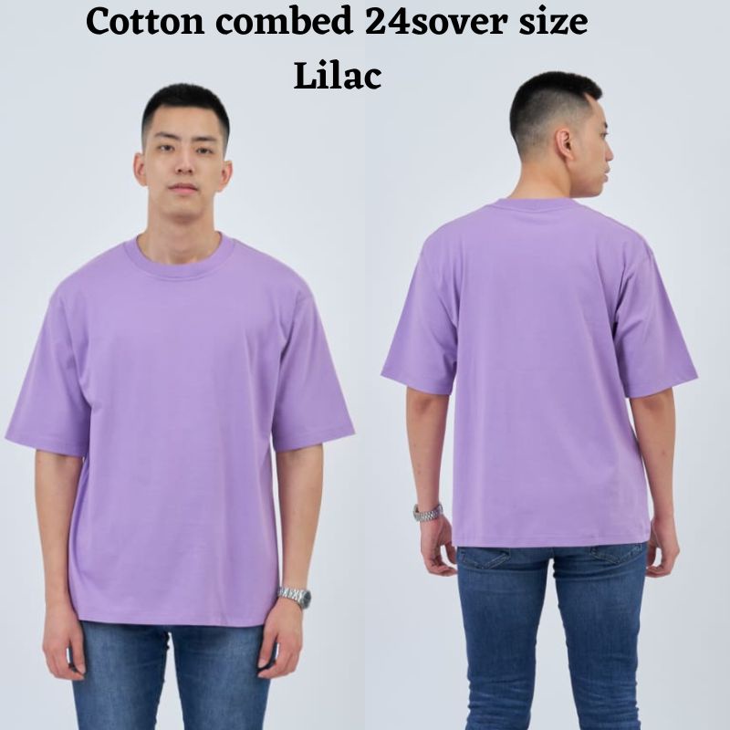 Baju Kaos Oblong t-shirt Pria Oversize Cotton Combed 24s Jumbo , Pakaian Pria, Atasan pria ,Kaos Cow