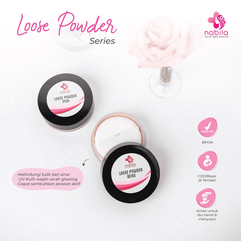 LOOSE POWDER 10 GR &amp; 20 GR | NABILA | NABILA SKINCARE | NABILASKINCARE