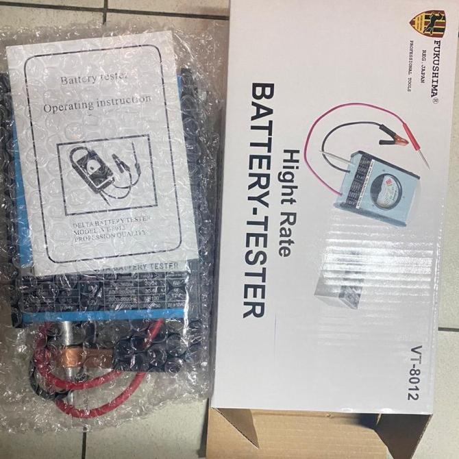 Batere Battery Baterai Tester DELTA FUKUSHIMA Alat Tes Aki Accu ANALOG