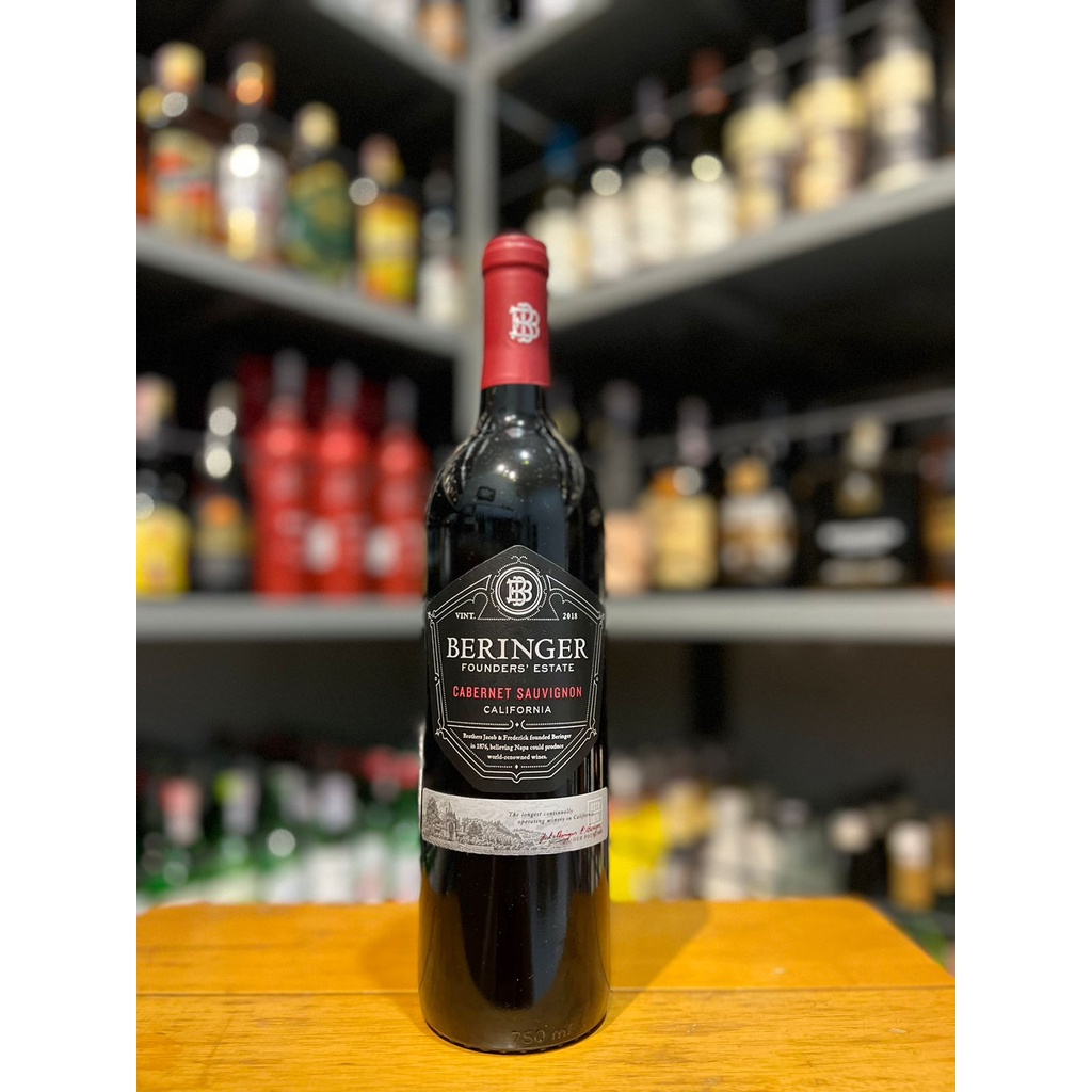 RED WINE BERINGER FOUNDERS ESTATE CABERNET SAUVIGNON CALIFORNIA 750ML