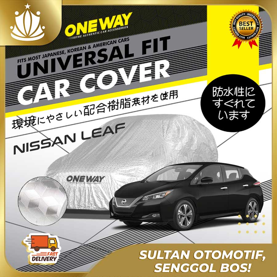 Body Cover Sarung Mobil NISSAN LEAF Waterproof 3 LAYER TEBAL Deluxe Anti Air