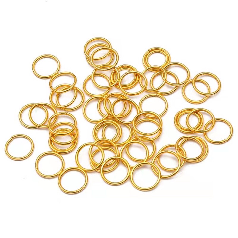 Ring O Doubel Ring Kecil Connector Bahan Aksesoris Jump Ring Pengait Rantai Gelang