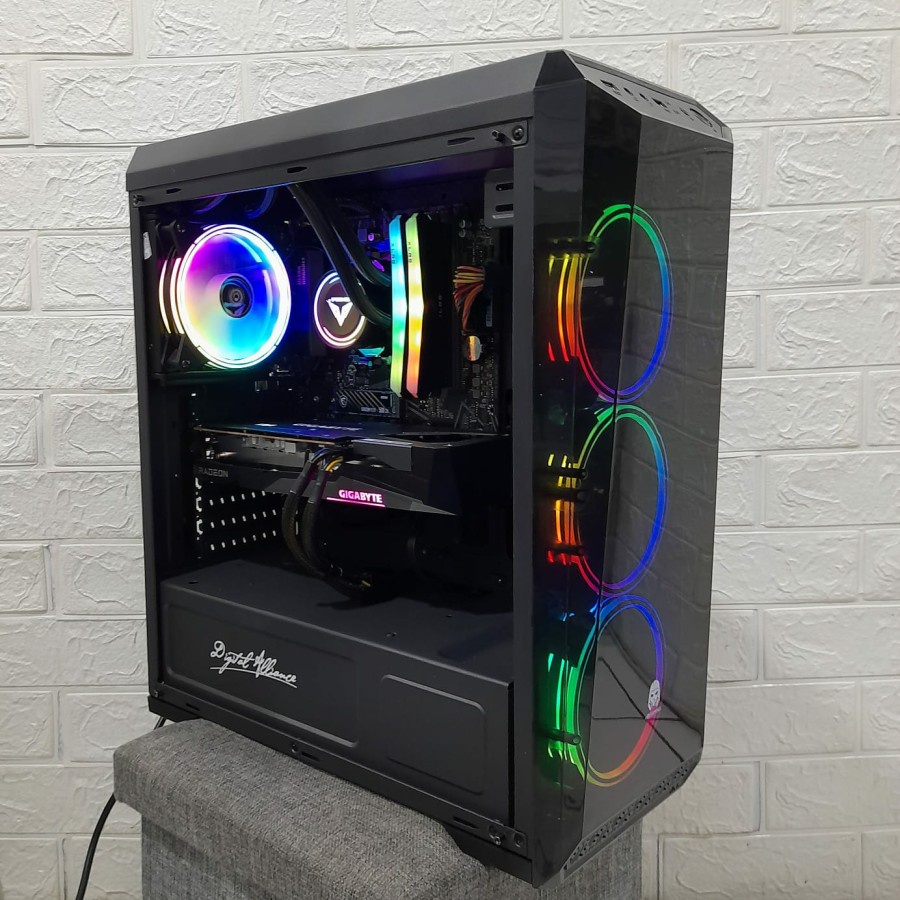 CPU | Komputer | PC Rakitan | PC Deskop | PC Gaming Ultra Setting Ryzen 5 5600X - RX 6600 XT 8GB - 1