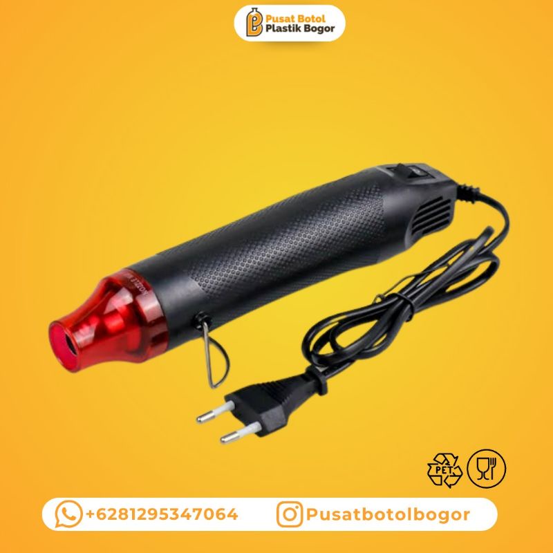 HEATGUN||ALAT PEMANAS SEGEL||ALAT SEGEL SRINK||ALAT SEGEL BOTOL||ALAT SEGEL TOPLES||ALAT SEGEL PLAST