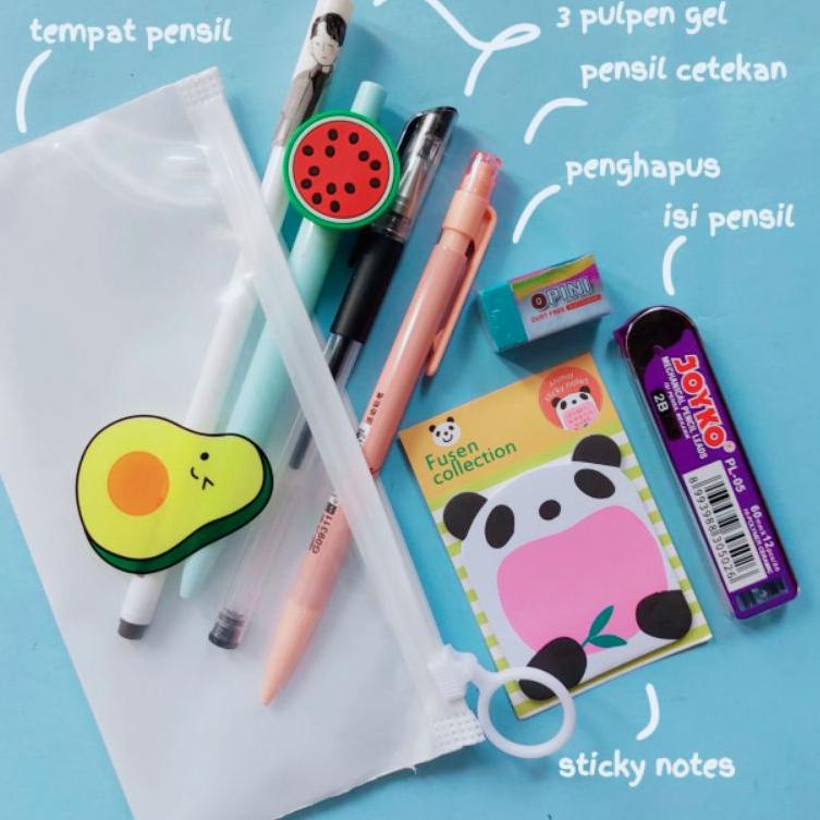 

ゼ PAKET ALAT TULIS MINI KARAKTER LUCU 8IN1 / STATIONERY SET / ALAT TULIS SET / ALAT TULIS FANCY ㅾ