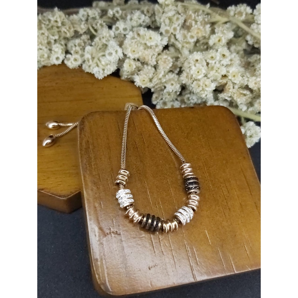 GELANG SERUT TITANIUM ROSE GOLD