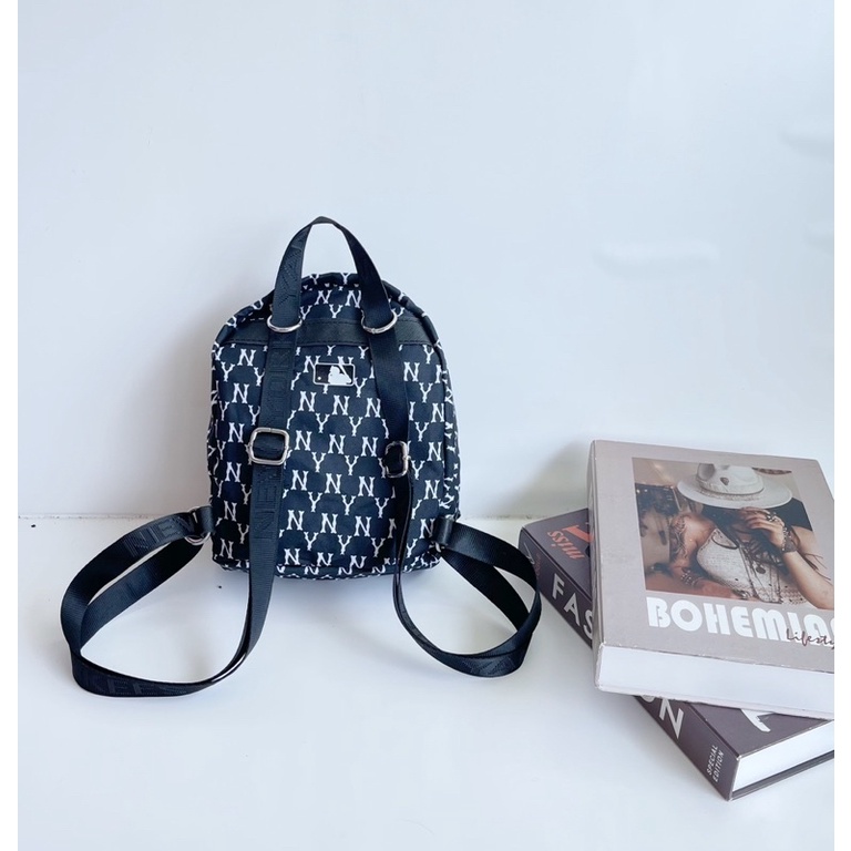 SALE - Tas Ransel Wanita MLB Monogram Mini Backpack NY - 1153#