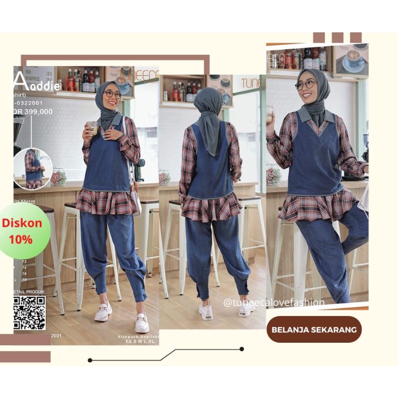 klamby tuneeca DAILY KEMEJA AddieAddie D-0422 001