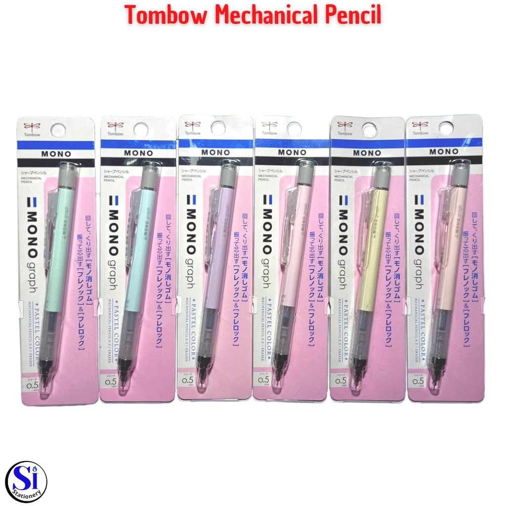 

Tombow Pensil Mekanik MONO GRAPH 0.5mm/Pensil Mekanik Pastel 0.5mm