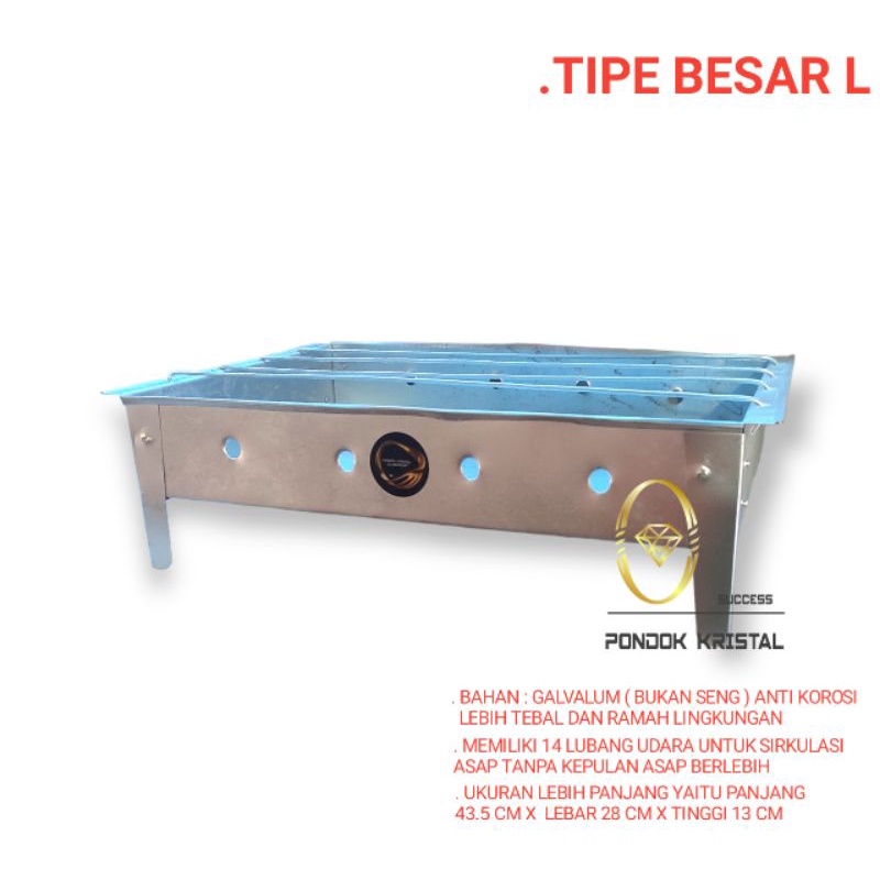 PONDOX Panggangan Sate JUMBO Jadul L Jagung Bakar Ikan / Bakaran Sate / Bakaran Ikan