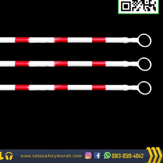 

Cone Bar Retractable Stick Penghubung Safety Cone/ Palang Traffic Cone - Kuning Hitam