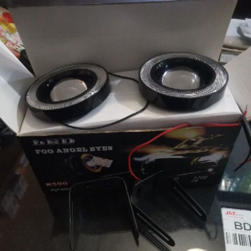 Lampu kabut mobil fog angel eyes