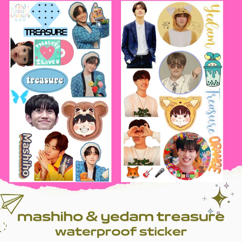 

MASHIHO & YEDAM TREASURE MEMBER ISI 20 BUAH YG FOR LAPTOP HP JOURNAL NOTES HIGH QUALITY