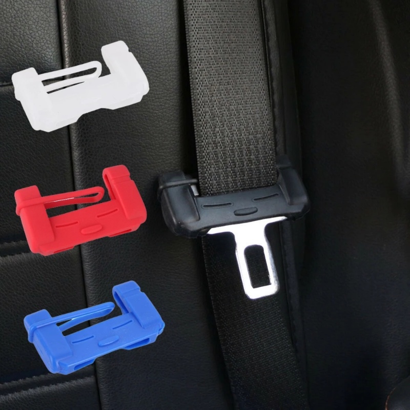 Klip Buckle Sabuk Pengaman Mobil Universal Bahan Silikon Anti Gores