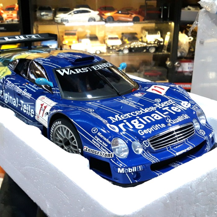 Diecast 1/12 Autoart Mercedes Benz CLK GTR AMG Blue FIA GT 1998 C NUSEL