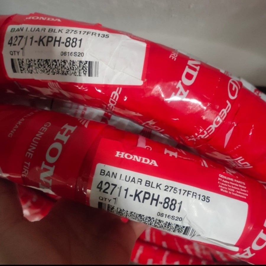 Ban luar motor belakang honda federal bebek 80 90 17 275-17 supra x 125 blade New revo absolute