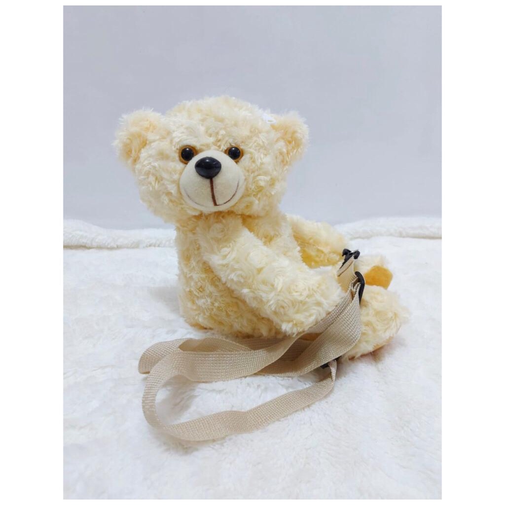 New Tas Merangkul Beruang Wanita Lucu - Tas Boneka Teddy Bear Tas Anak sampai dewasa Bahan Bulu Terlaris BISA COD