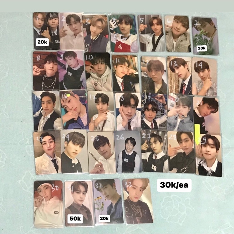 PHOTOCARD OFFICIAL TBZ THE BOYZ SANGYEON HYUNJAE