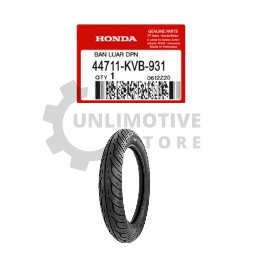 100% Ori 44711-KVB-931 Ban Luar Depan 80 90 - 14 Beat Scoopy Spacy Vario 110 CW, ban luar depan beat