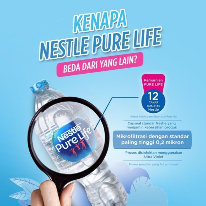 Air Mineral Nestle Pure Life 330ml isi 24 btl