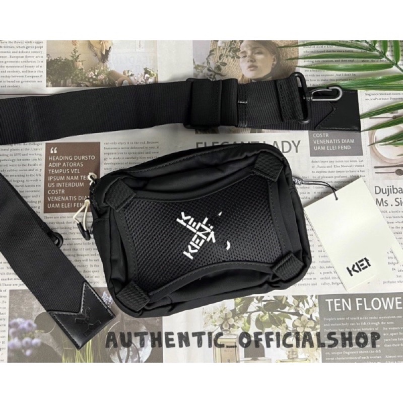 [Best seller] Slingbag Pria Sling bag  Mini Crossblack New Season Ori - Hitam