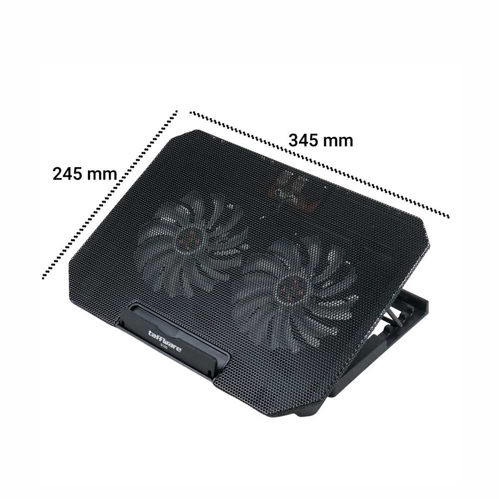 TG - AE Taffware Cooling Pad Laptop 2 Fan Adjustable Speed - Q100