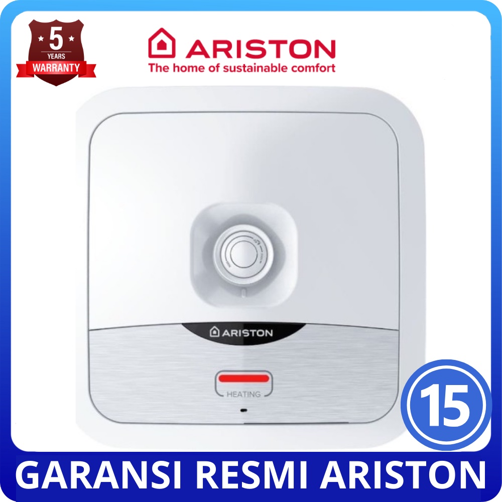 Jual WATER HEATER ARISTON 15 LITER ANDRIS2 15B 15 B 200 WATT PEMANAS