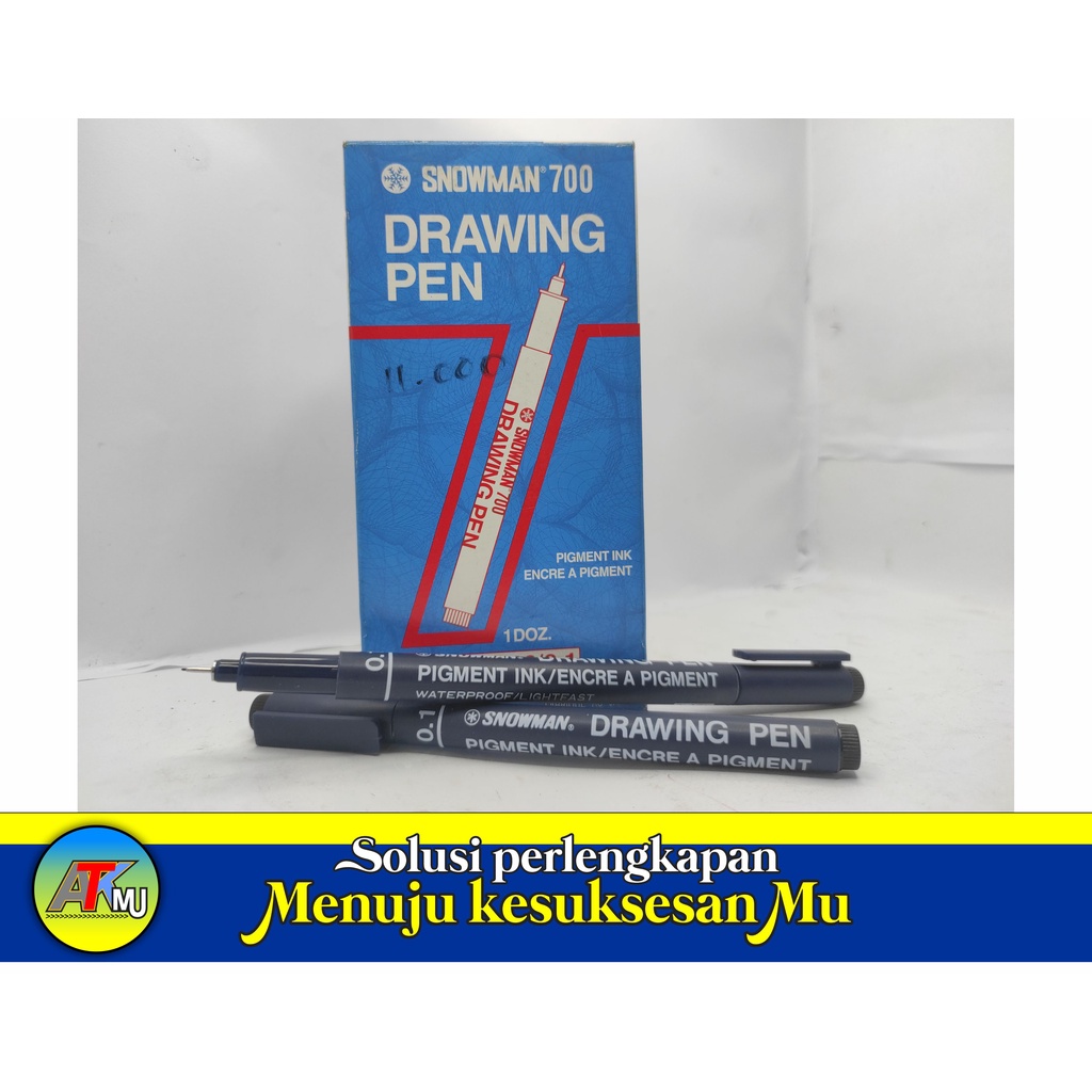 

Snowman Drawing Pen 0.1 Harga satuan
