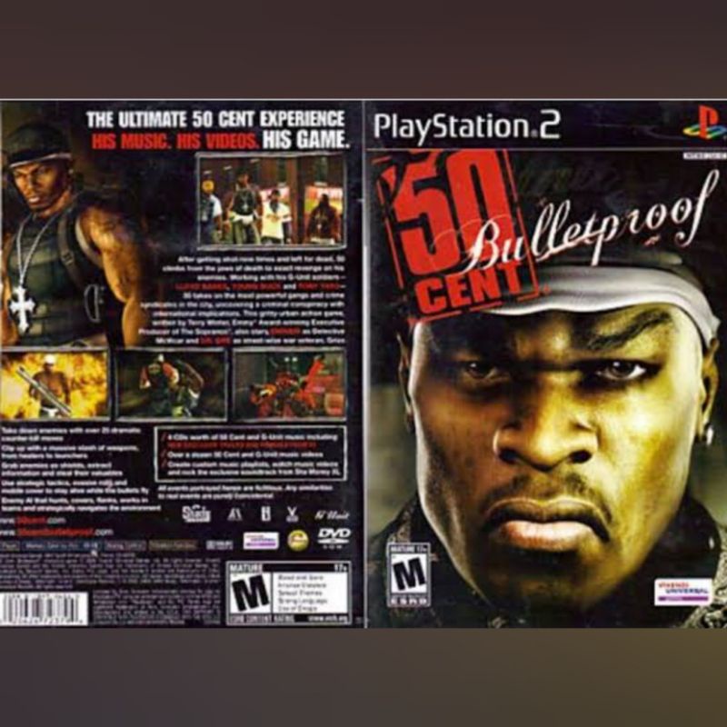 Kaset Ps 2 50 Cent Bulletproof