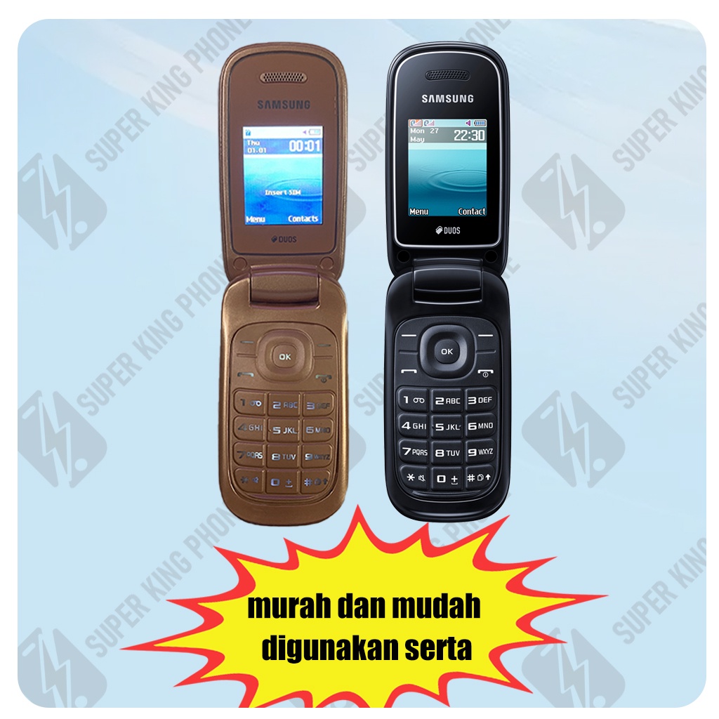 Super King Samsung Lipat Caramel GT E1272 Dual SIM Grosir
