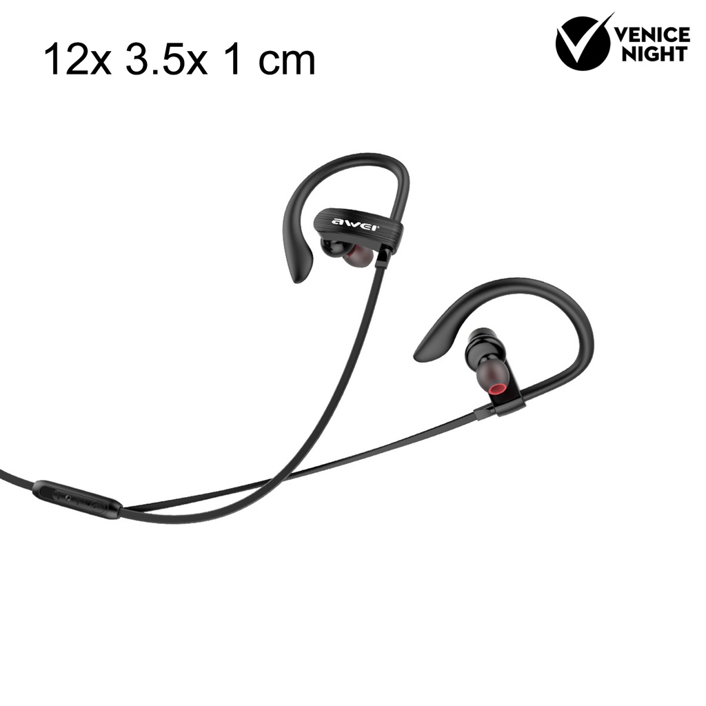 (VNEP) (Berkabel) ES-160i Ponsel Earbud In-ear 3D Earhook TPE 3.5mm Antarmuka Earphone untuk Komputer