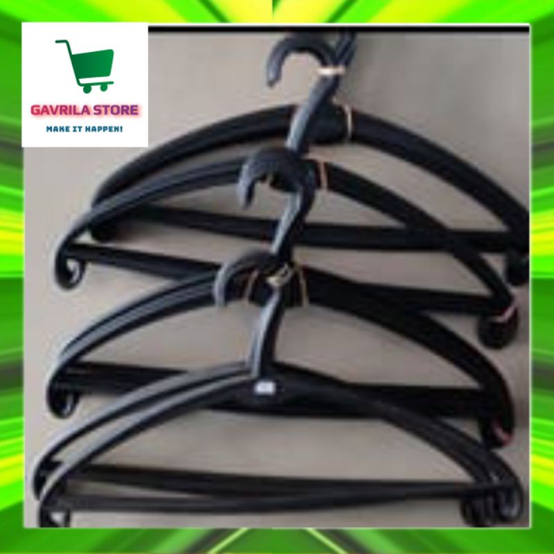 GANTUNGAN BAJU HANGER BAJU PLASTIK TEBAL