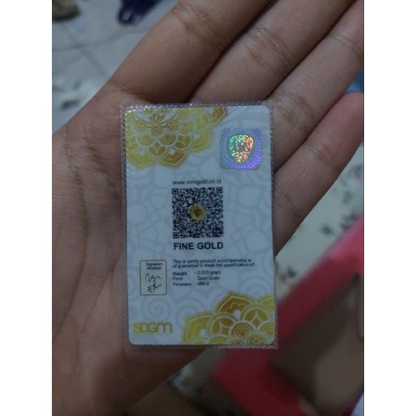 Fine Gold (Mini Gold) Emas Press 0.025 gr