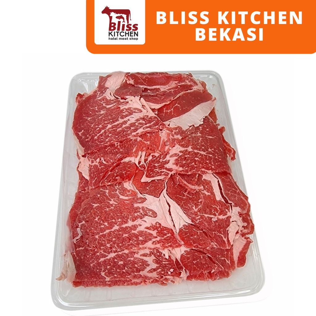 Jual Australian Wagyu Gyudon Yakiniku Sliced Beef Mb4 500gr Shopee