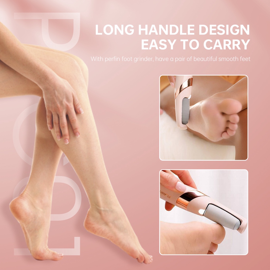 Perfin PF68 Callus Remover Elektrik Penghalus Kaki Portabel Untuk Pedicure Menghilangkan Kulit Mati Dan Kapalan