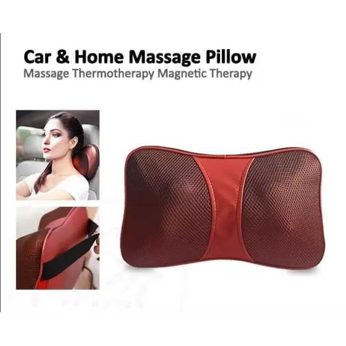 Bantal Pijat massage Siatsu Kursi Leher 8 Bola Infrared Rumah Mobil 2