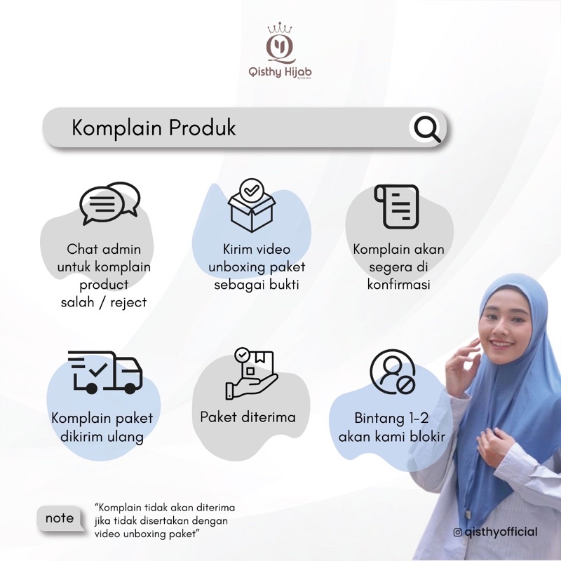 Khimar Eliza Instan | Khimar Segitiga Instan | Khimar Soft Ped Malay | Bergo Jersey premium by Qisthy Hijab