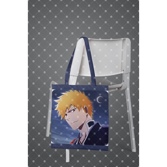 Tote Bag Pemutih Jiwa Pemberani BBS Bleach Sosuke Aizen Brave Ichigo Rukia Souls Orihime